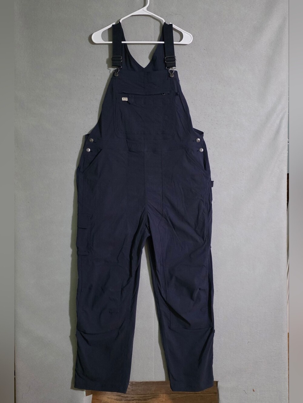 Duluth Trading Company Navy Heirloom Gardening Bib Overalls 16760 Size XL x 31